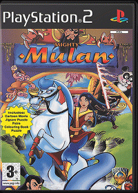 Mighty Mulan PAL Playstation 2  box art